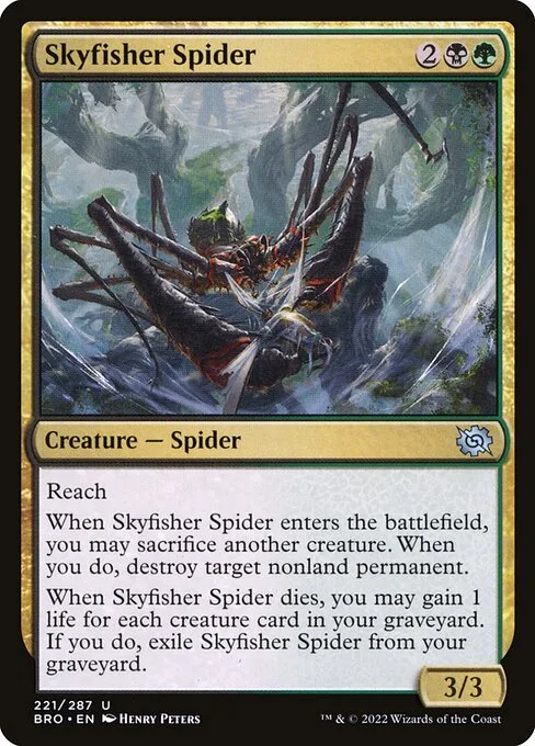 Skyfisher Spider · The Brothers' War 221/399
