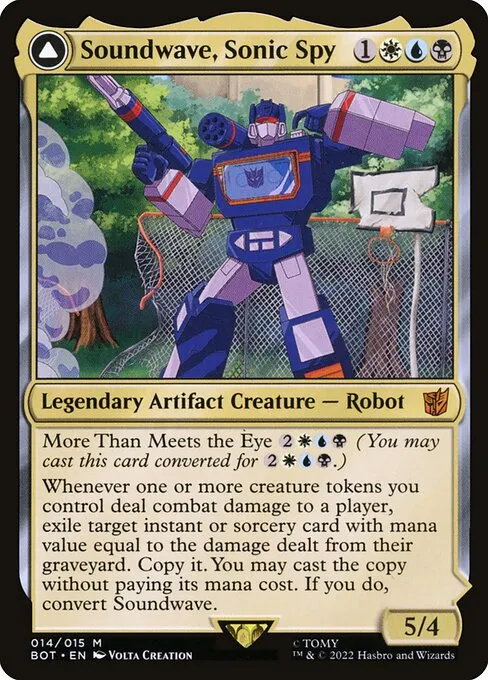 Soundwave, Sonic Spy // Soundwave, Superior Captain · Transformers 14/29
