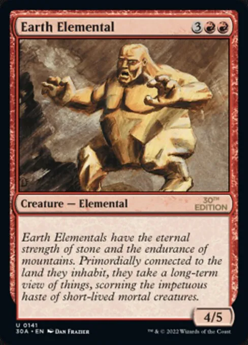 Earth Elemental · 30th Anniversary Edition 141/594