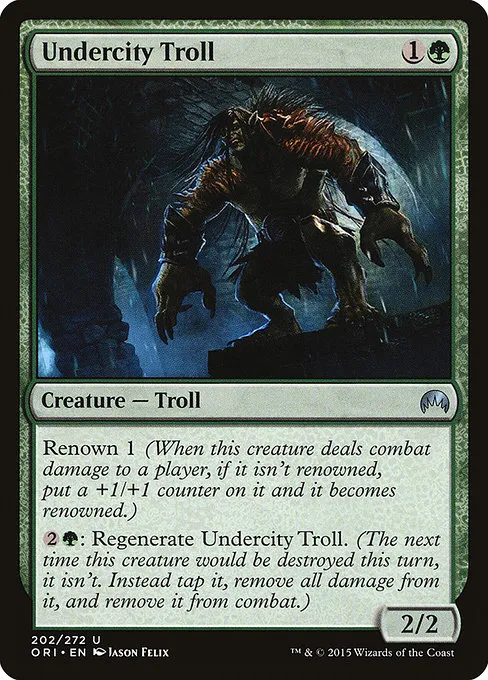 Undercity Troll · Magic Origins 202/288