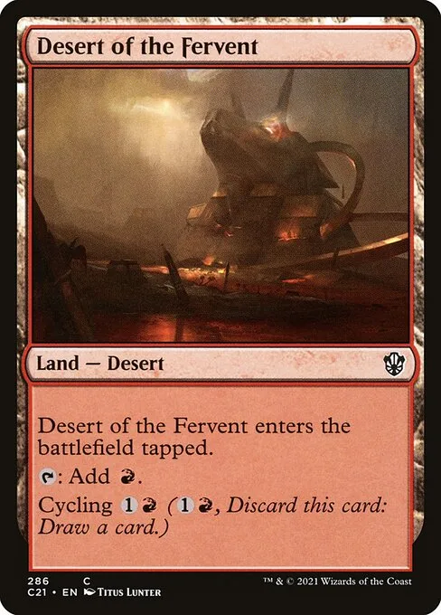 Desert of the Fervent · Commander 2021 286/409