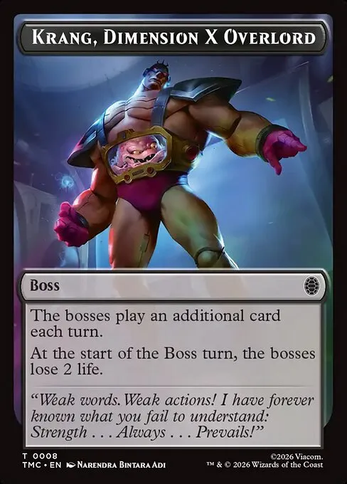 Krang, Dimension X Overlord · Teenage Mutant Ninja Turtles Eternal Tokens 8/31