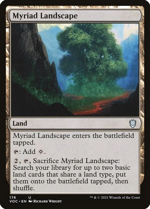 Myriad Landscape · Crimson Vow Commander 176/188