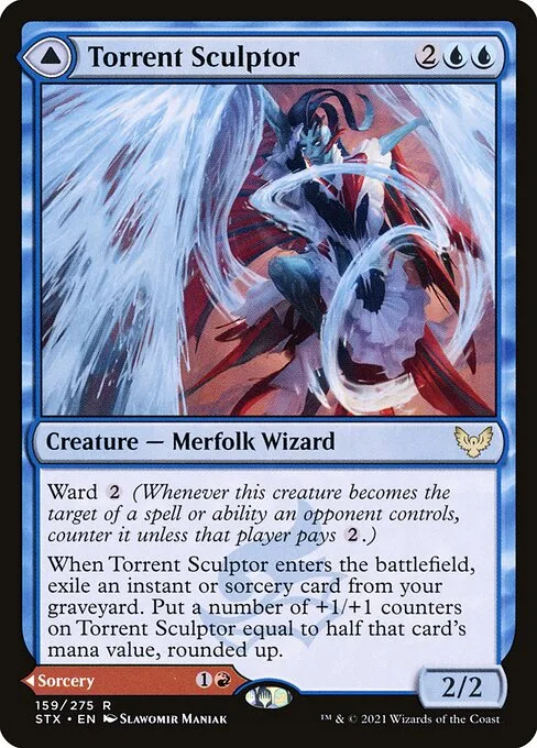 Torrent Sculptor // Flamethrower Sonata · Strixhaven: School of Mages 159/393