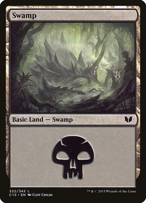 Swamp · Commander 2015 332/342