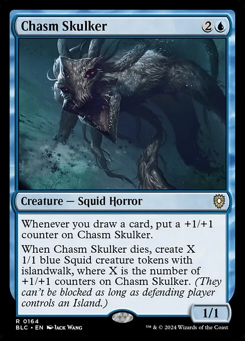 Chasm Skulker · Bloomburrow Commander 164/356