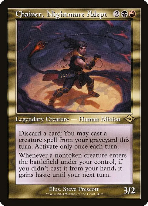 Chainer, Nightmare Adept · Modern Horizons 2 419/493