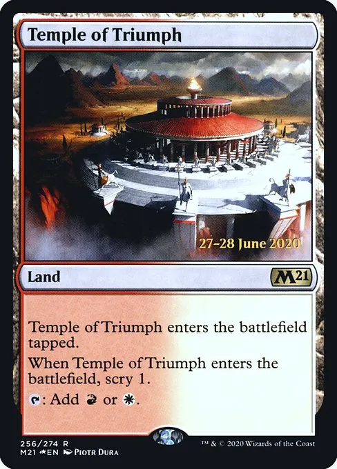 Temple of Triumph · Core Set 2021 Promos 256s/137