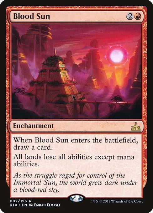 Blood Sun · Rivals of Ixalan 92/205