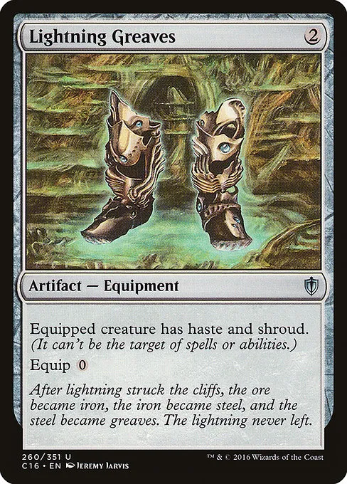 Lightning Greaves · Commander 2016 260/351