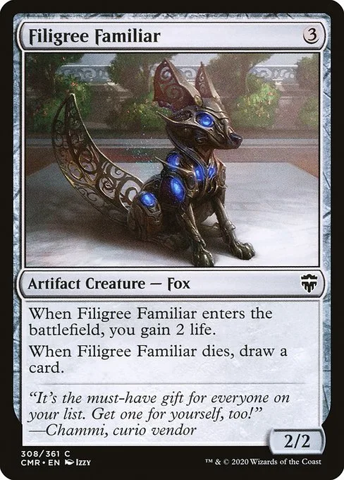 Filigree Familiar · Commander Legends 308/718