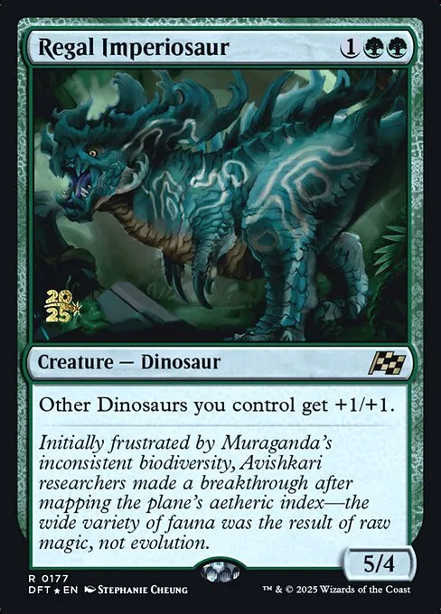 Regal Imperiosaur · Aetherdrift Promos 177s/160