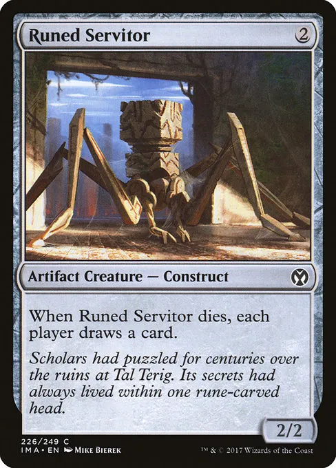 Runed Servitor · Iconic Masters 226/249