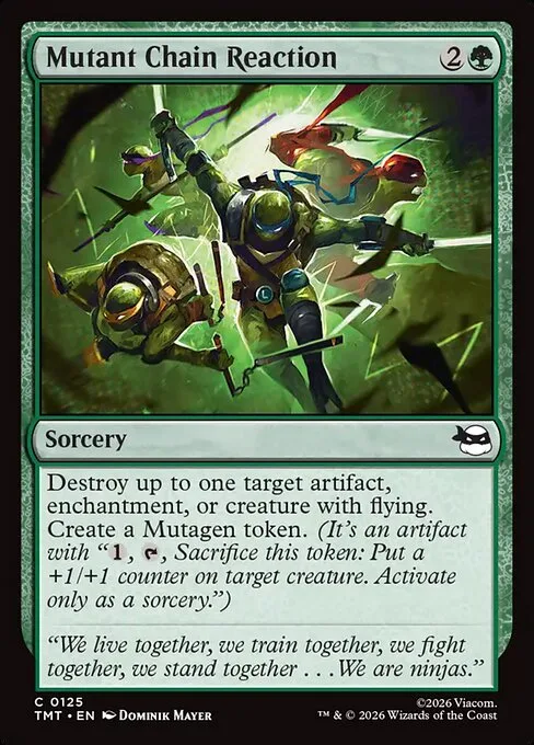 Mutant Chain Reaction · Teenage Mutant Ninja Turtles 125/320