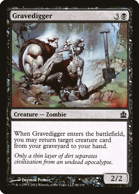 Gravedigger · Commander 2011 86/318