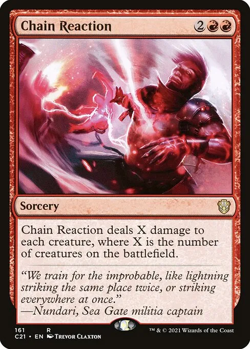 Chain Reaction · Commander 2021 161/409