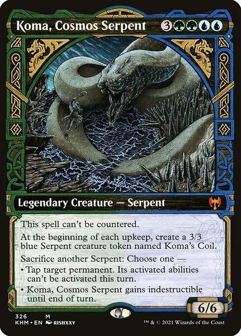 Koma, Cosmos Serpent · Kaldheim 326/425