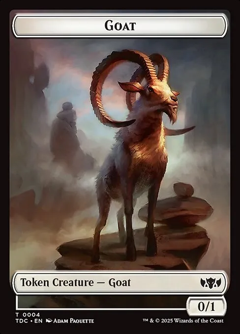 Goat · Tarkir: Dragonstorm Commander Tokens 4/34