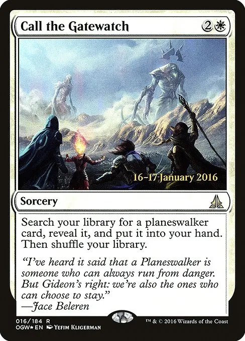 Call the Gatewatch · Oath of the Gatewatch Promos 16s/65