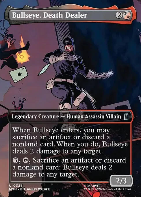 Bullseye, Death Dealer · Marvel Super Heroes 325/24