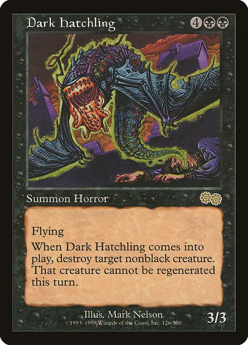 Dark Hatchling · Urza's Saga 126/357