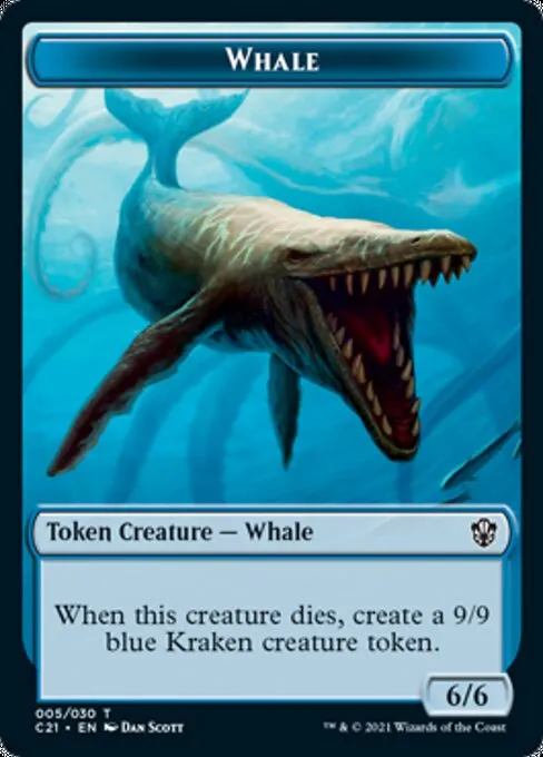 Whale · Commander 2021 Tokens 5/30