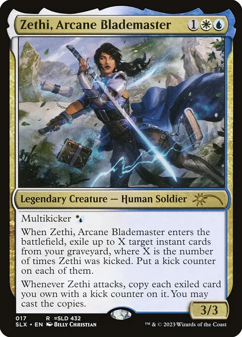 Zethi, Arcane Blademaster · Universes Within 17/30