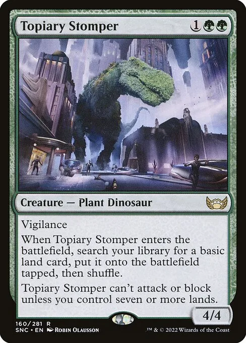 Topiary Stomper · Streets of New Capenna 160/513