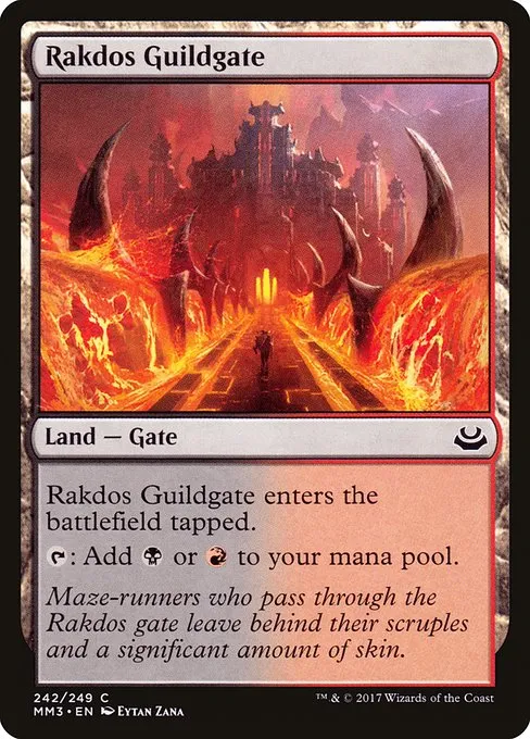 Rakdos Guildgate · Modern Masters 2017 242/249