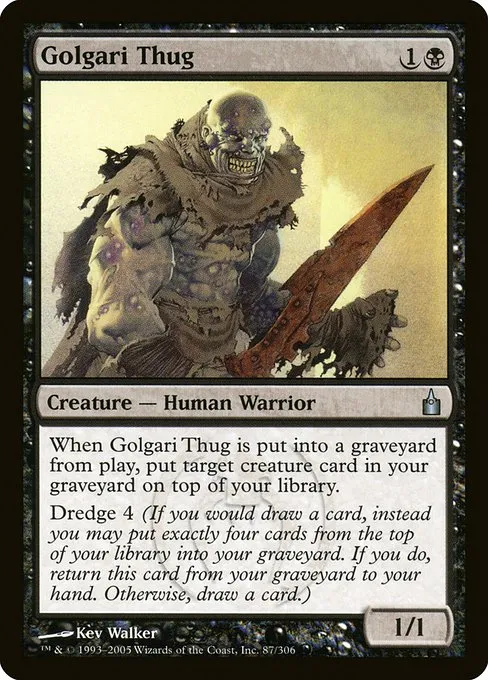 Golgari Thug · Ravnica: City of Guilds 87/306