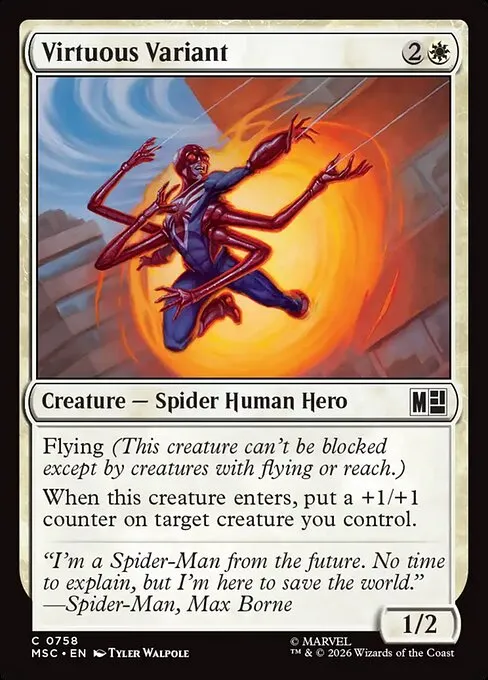 Virtuous Variant · Marvel Super Heroes Commander 758/9