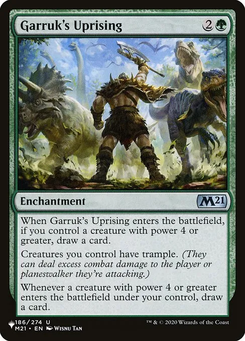 Garruk's Uprising · The List M21-186/5050