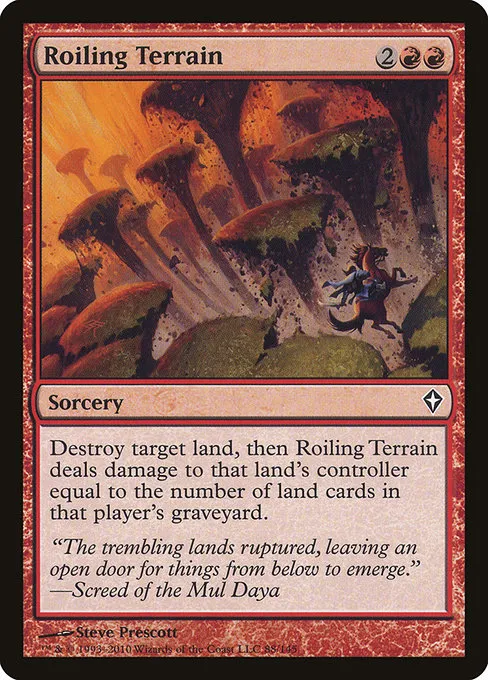 Roiling Terrain · Worldwake 88/145