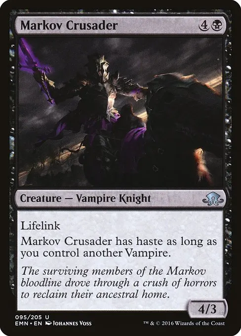 Markov Crusader · Eldritch Moon 95/208
