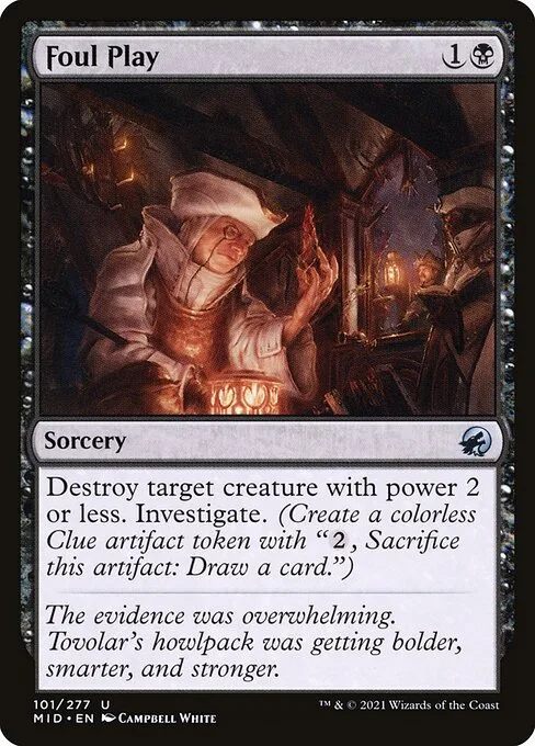 Foul Play · Innistrad: Midnight Hunt 101/399