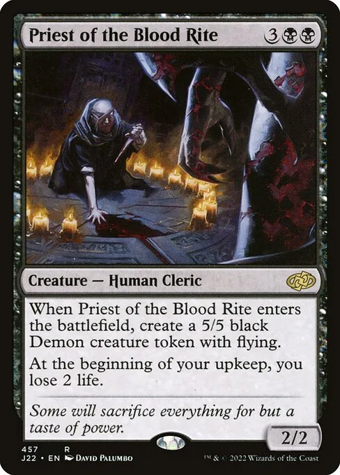 Priest of the Blood Rite · Jumpstart 2022 457/835