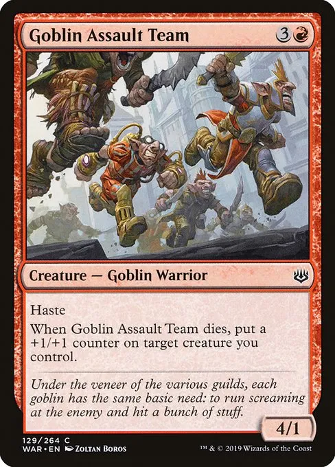 Goblin Assault Team · War of the Spark 129/312
