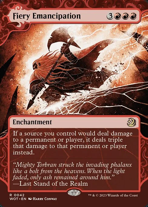 Fiery Emancipation · Wilds of Eldraine: Enchanting Tales 42/103