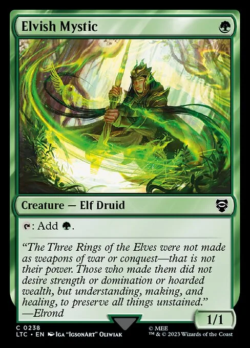 Elvish Mystic · Tales of Middle-earth Commander 238/591