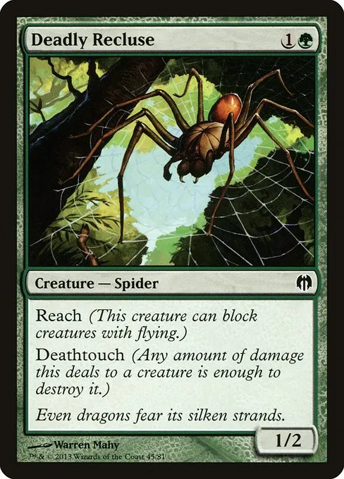 Deadly Recluse · Duel Decks: Heroes vs. Monsters 45/81
