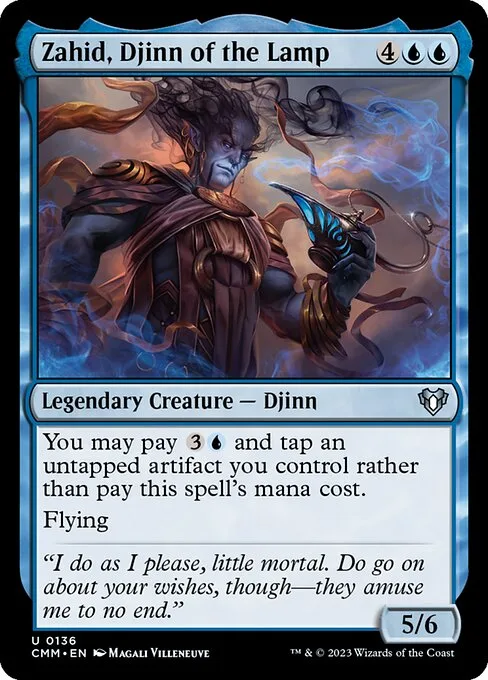 Zahid, Djinn of the Lamp · Commander Masters 136/1067