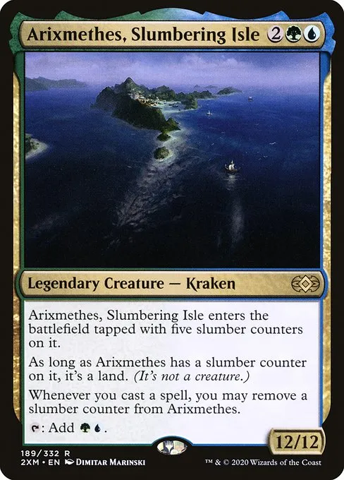 Arixmethes, Slumbering Isle · Double Masters 189/384