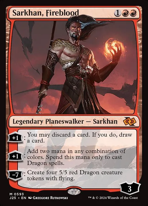 Sarkhan, Fireblood · Foundations Jumpstart 593/779