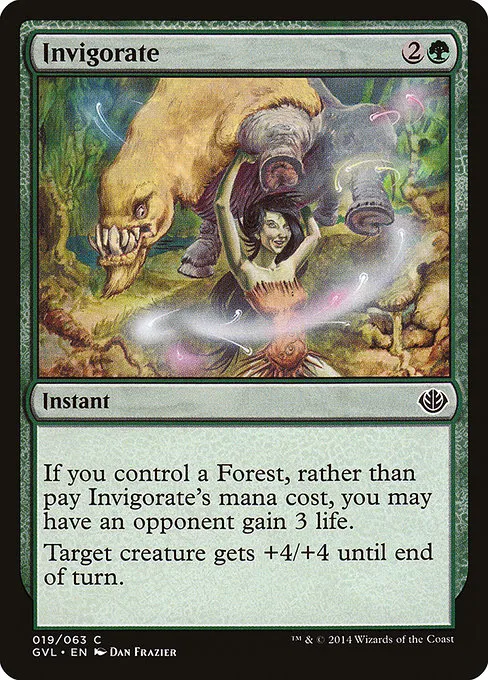 Invigorate · Duel Decks Anthology: Garruk vs. Liliana 19/63