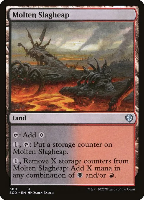 Molten Slagheap · Starter Commander Decks 309/352