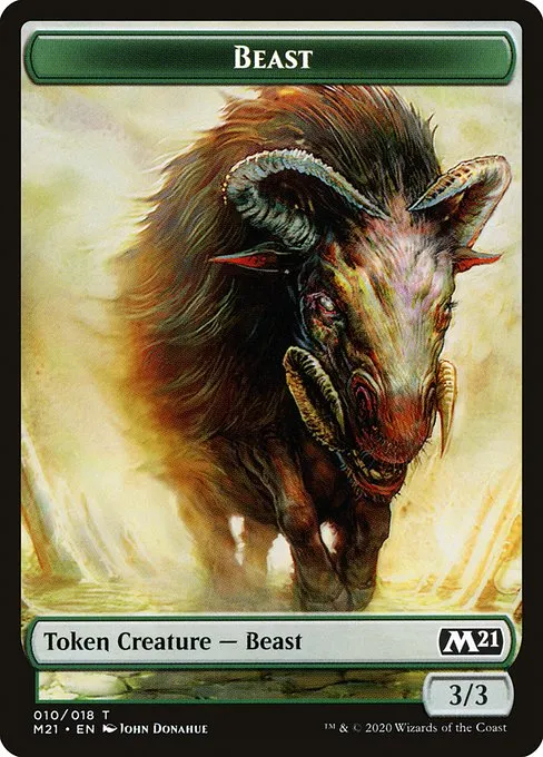 Beast · Core Set 2021 Tokens 10/20