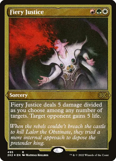 Fiery Justice · Double Masters 2022 495/579