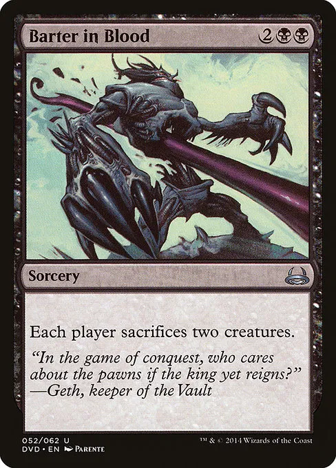 Barter in Blood · Duel Decks Anthology: Divine vs. Demonic 52/62