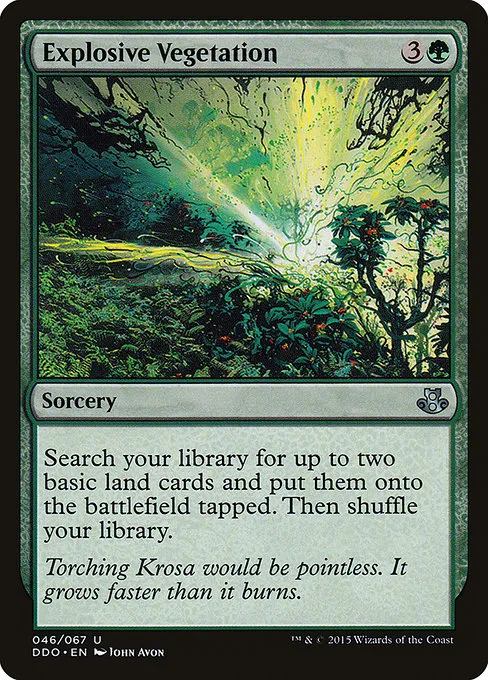 Explosive Vegetation · Duel Decks: Elspeth vs. Kiora 46/67