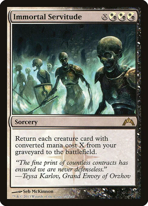 Immortal Servitude · Gatecrash 220/249